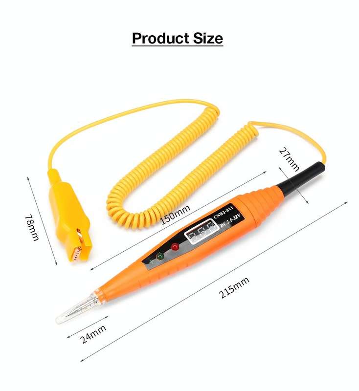 Auto Circuit Repair Digital Display Test Pen Repair Line Induction Test Pen Car Test Pen Test Lig...