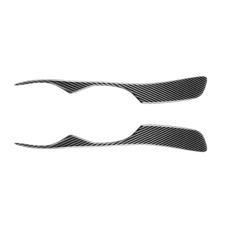 2 PCS / Set Carbon Fiber Car Lamp Eyebrow Decorative Sticker for Lexus IS300/IS200/RS200/ALTezza ...