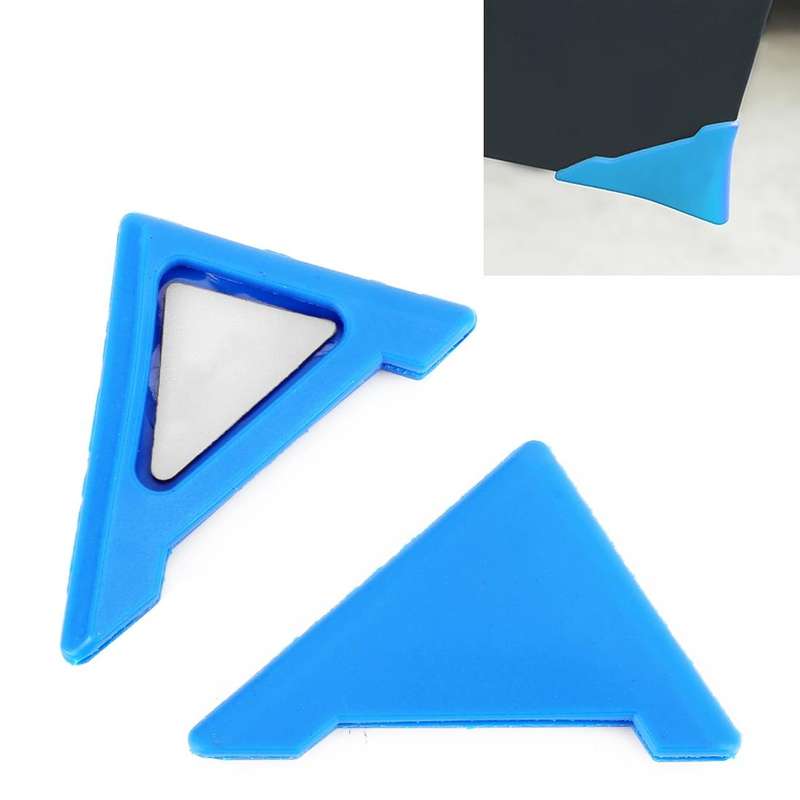 Universal Car Body Silicone Anti-collision Sticker Door corner Protector(Blue)