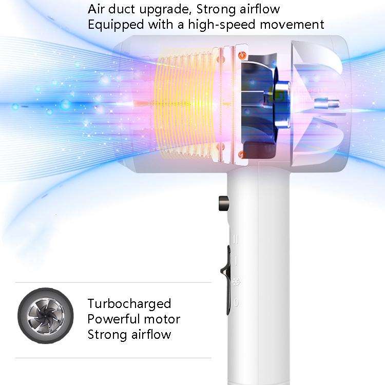 Hotel Hair Dryer Wall Mount High Power Hair Dryer Household Hair Cylinder Dryer, CN Plug(Hotel Ha...