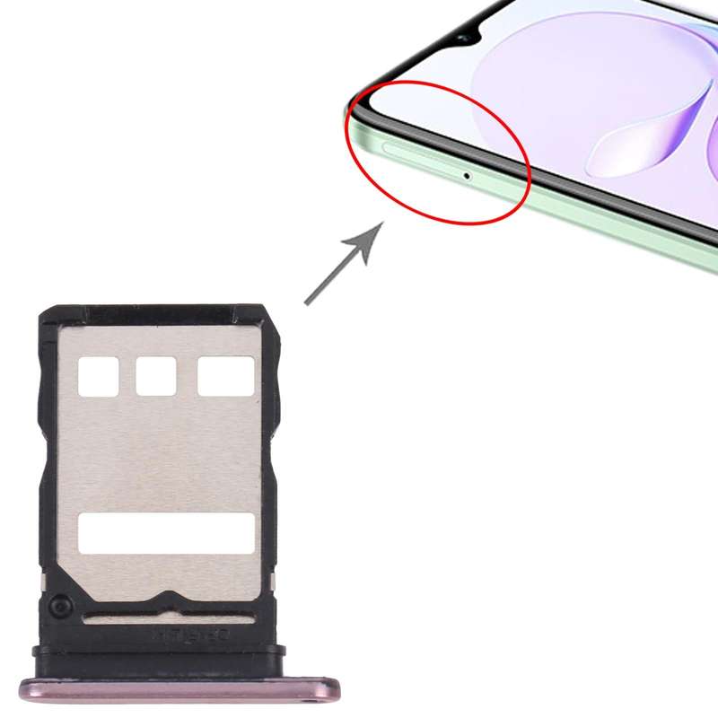 SIM Card Tray + SIM Card Tray for Huawei Nzone S7 5G (Pink)