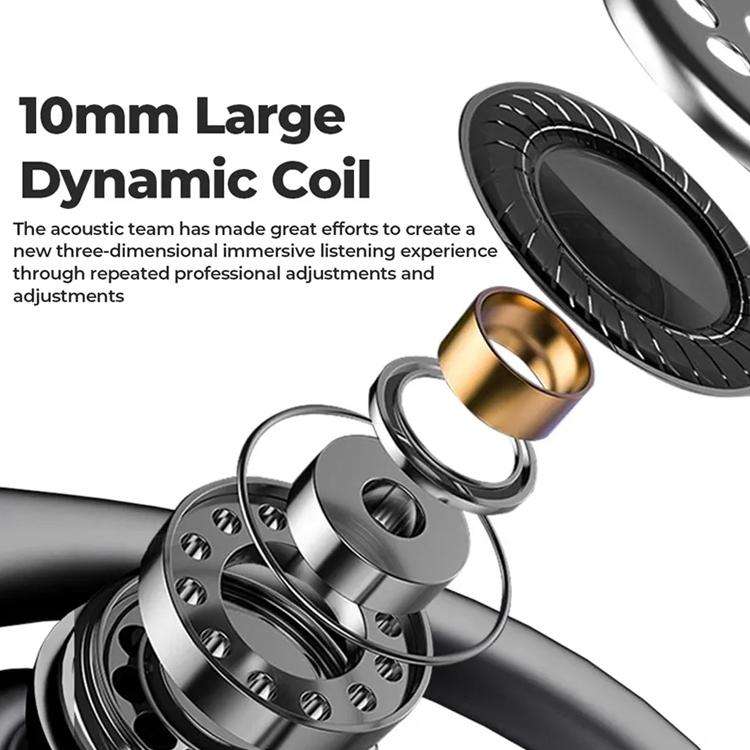 Lenovo XT60 Bluetooth 5.3 Ear-mounted Sports Wireless Bluetooth Earphone (Black)