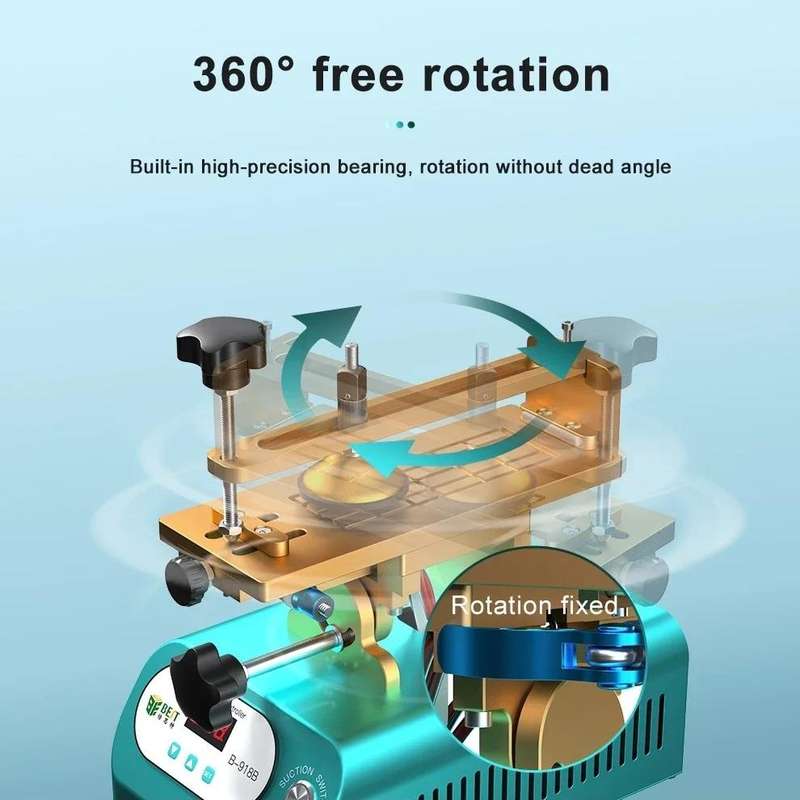 BEST B-918B 7 inch Multi-function Mobile Phone Screen Rotary Separator, US Plug