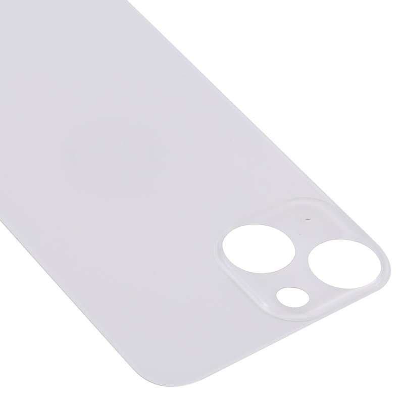 Easy Replacement Big Camera Hole Glass Back Battery Cover for iPhone 13 mini(White)
