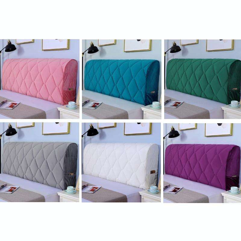 Bedside All-Inclusive Anti-Collision Quilted Thick Fabric Protective Cover, Size: 60x180cm(Dutch ...