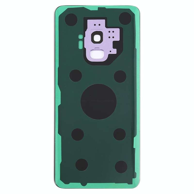 For Galaxy S9 Battery Back Cover with Camera Lens (Purple)