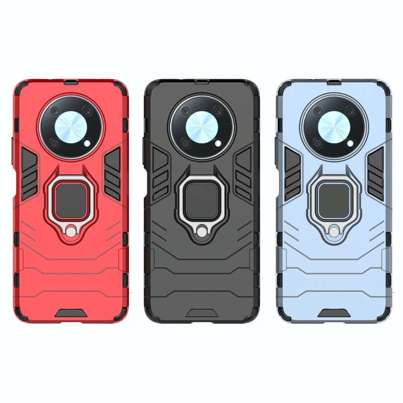 For Huawei nova Y90/Enjoy 50 Pro Shockproof PC + TPU Protective Case with Magnetic Ring Holder(Na...