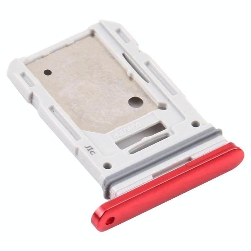 For Samsung Galaxy S20 FE 5G SM-G781B SIM Card Tray + Micro SD Card Tray (Red)