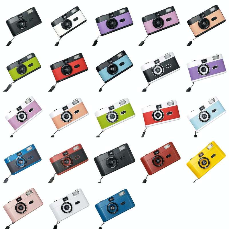 R2-FILM Retro Manual Reusable Film Camera for Children without Film(Blue)