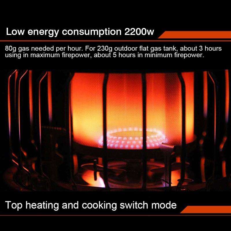 Mini Ice Fishing Heating Stove Portable Outdoor Stove LPG Heater