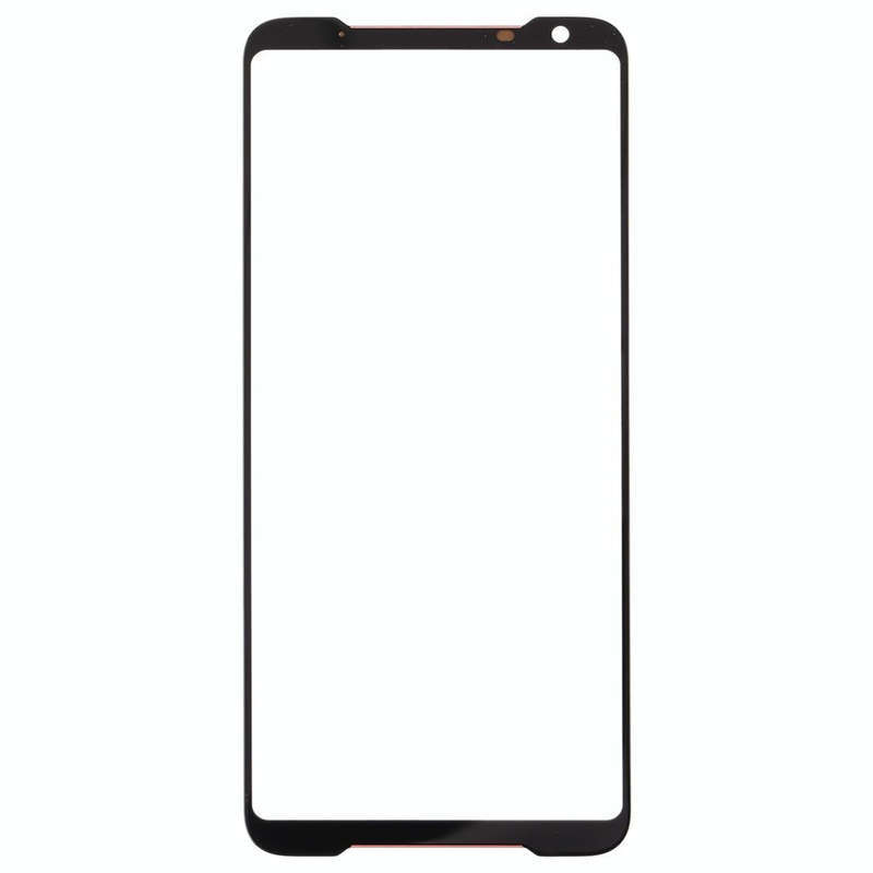 Front Screen Outer Glass Lens for Asus ROG Phone II ZS660KL (Black)