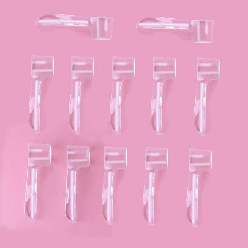 12 PCS Electric Toothbrush Heads Protective Transparent Cover