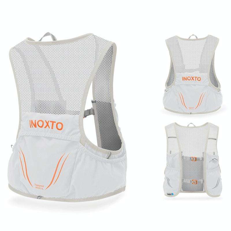 INOXTO Outdoor Cycling Off-Road Multifunctional Hydration Backpack, Size: Small(Light Gray With O...