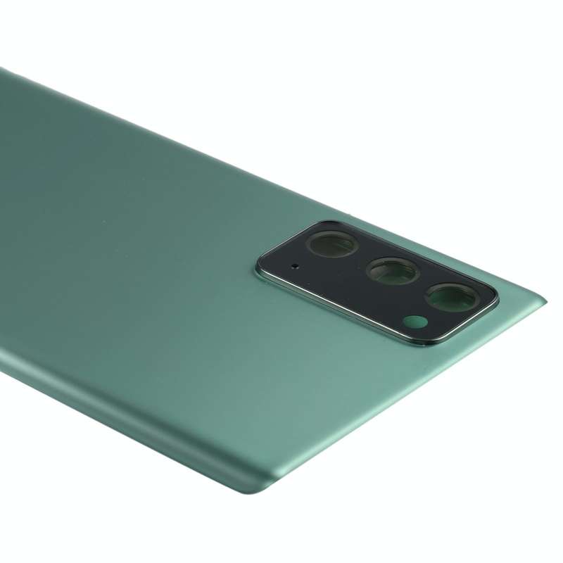 For Samsung Galaxy Note20 Battery Back Cover with Camera Lens Cover (Green)