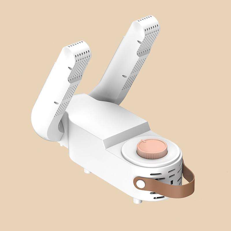 150W 220V Foldable Retractable UV Disinfection Deodorization Intelligent Shoe Dryer,CN Plug(White)