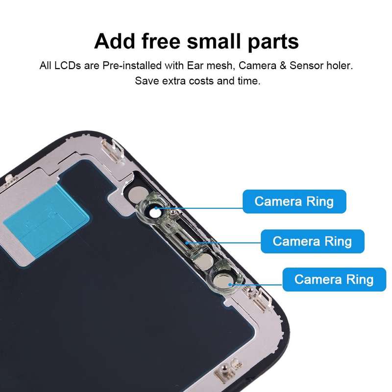 incell TFT Material Digitizer Assembly(LCD + Frame + Touch Pad) for iPhone X(Black)