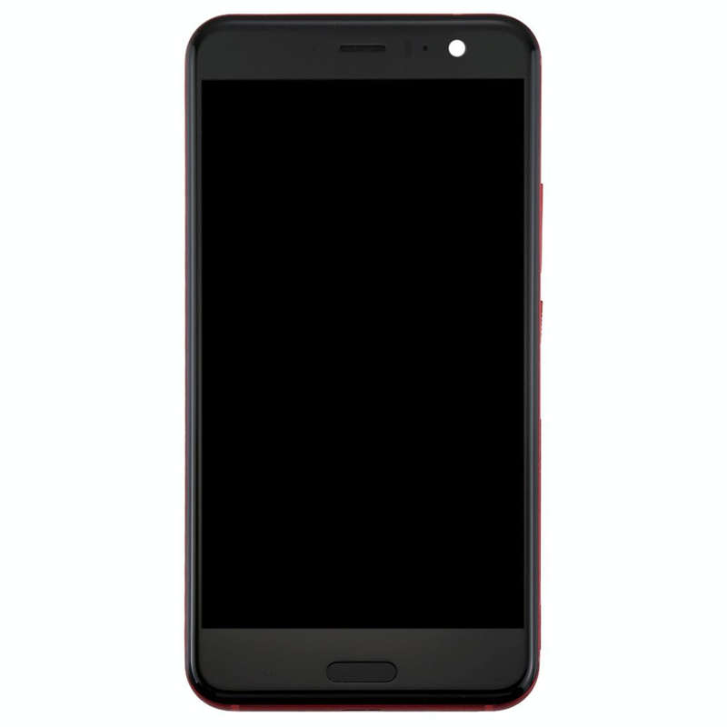 Original LCD Screen for HTC U11 Digitizer Full Assembly with Frame (Red)