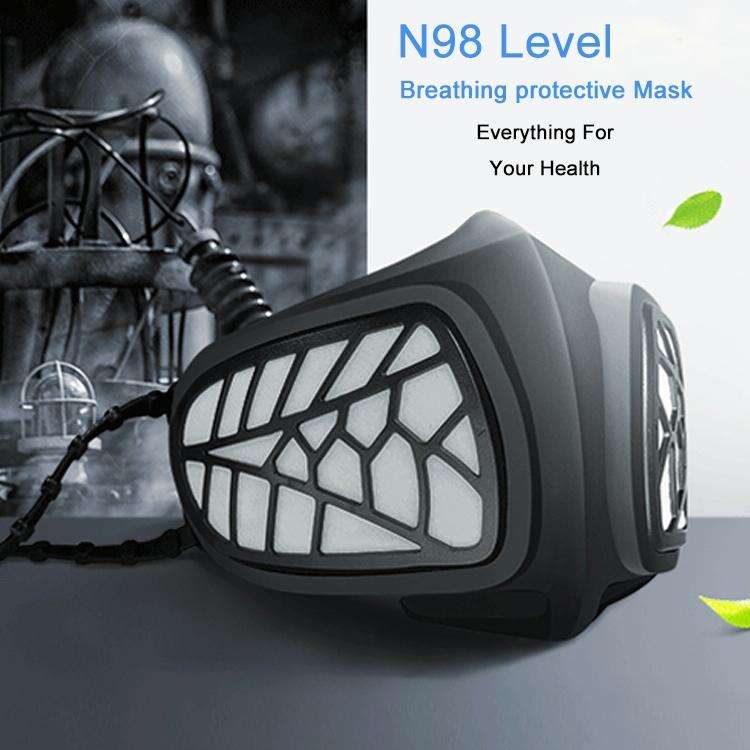Silicone Protective Reusable PM2.5 KN95 Respirator Mask Replaceable Filter Antivirus Anti-fog Fac...