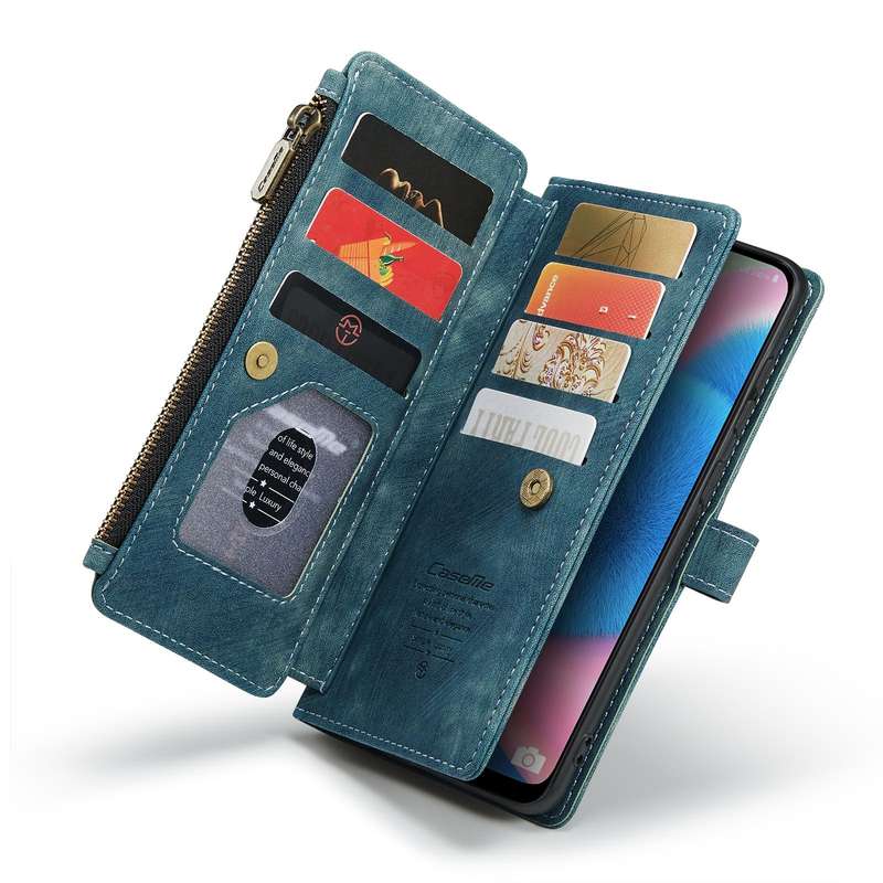 For Samsung Galaxy A30s / A50s / A50 CaseMe-C30 Multifunctional Horizontal Flip PU + TPU Phone Ca...
