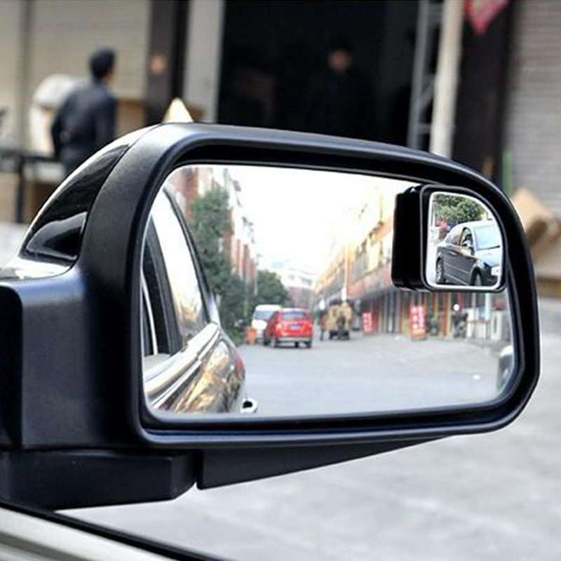 3R-015 2 PCS Car Blind Spot Rear View Wide Angle Mirror, Diameter: 5cm(Black)