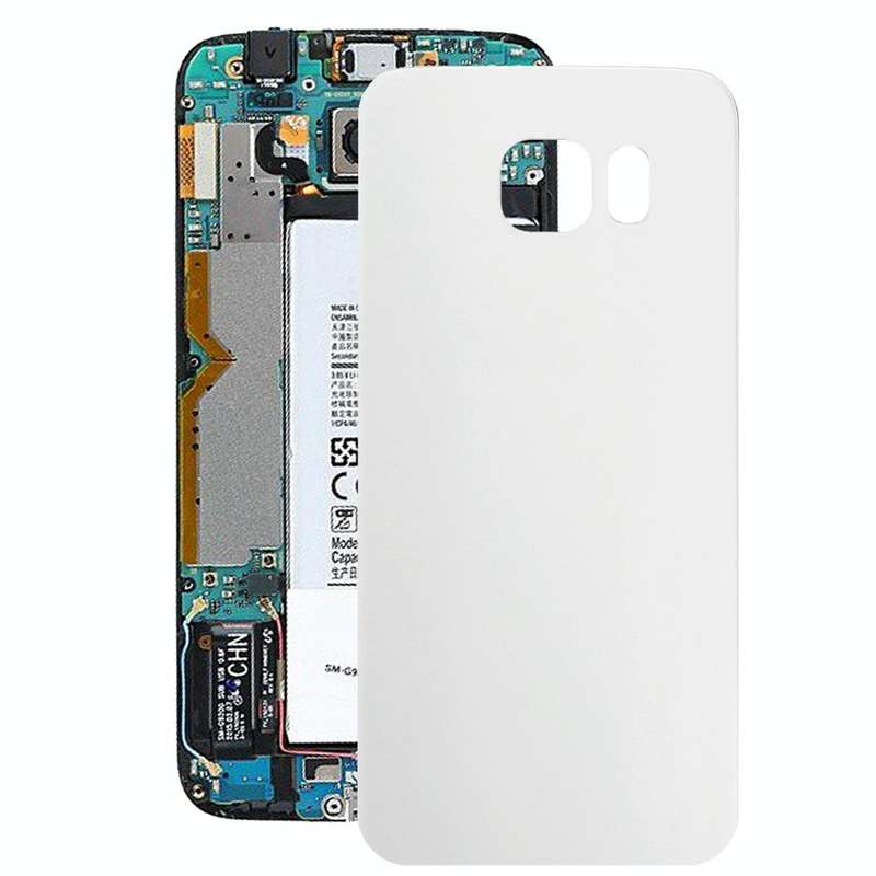 For Galaxy S6 / G920F Battery Back Cover (White)