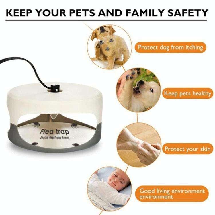 Flea Trap Pet Home Flea Lamp, Plug Type:US Plug