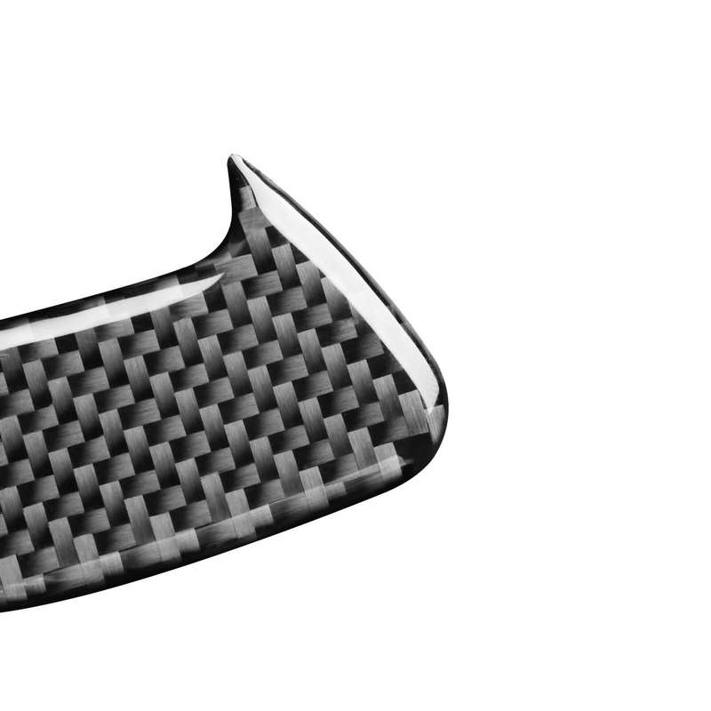 2 PCS / Set Carbon Fiber Car Door Lock Frame Decorative Sticker for Volkswagen Scirocco 2009-2016...