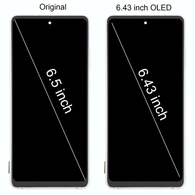 For Samsung Galaxy S20 FE SM-G780F 6.43 inch OLED LCD Screen Digitizer Full Assembly with Frame (...