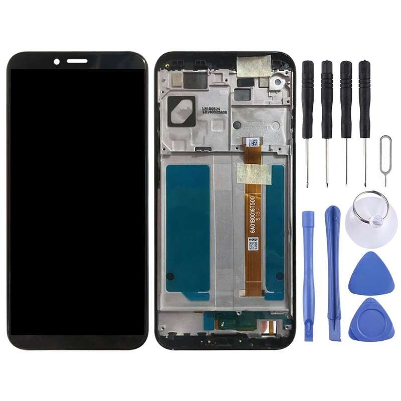 OEM LCD Screen for Lenovo K5 Play L38011 Digitizer Full Assembly with Frame (Black)