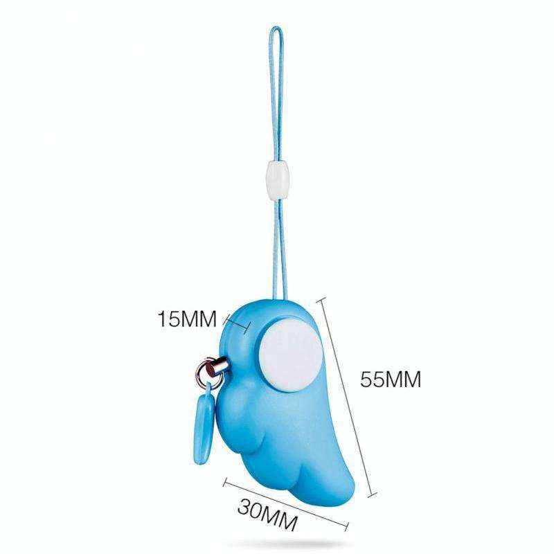 Angel Wing Anti-rape Device Personal Alarm, Self-defense Defend Wolf, Mini Alarm with 90dB Alarm ...