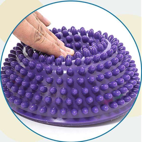 Hemisphere Balance Stepping Stones Durian Spiky Massage Ball Sensory Integration Indoor Outdoor G...