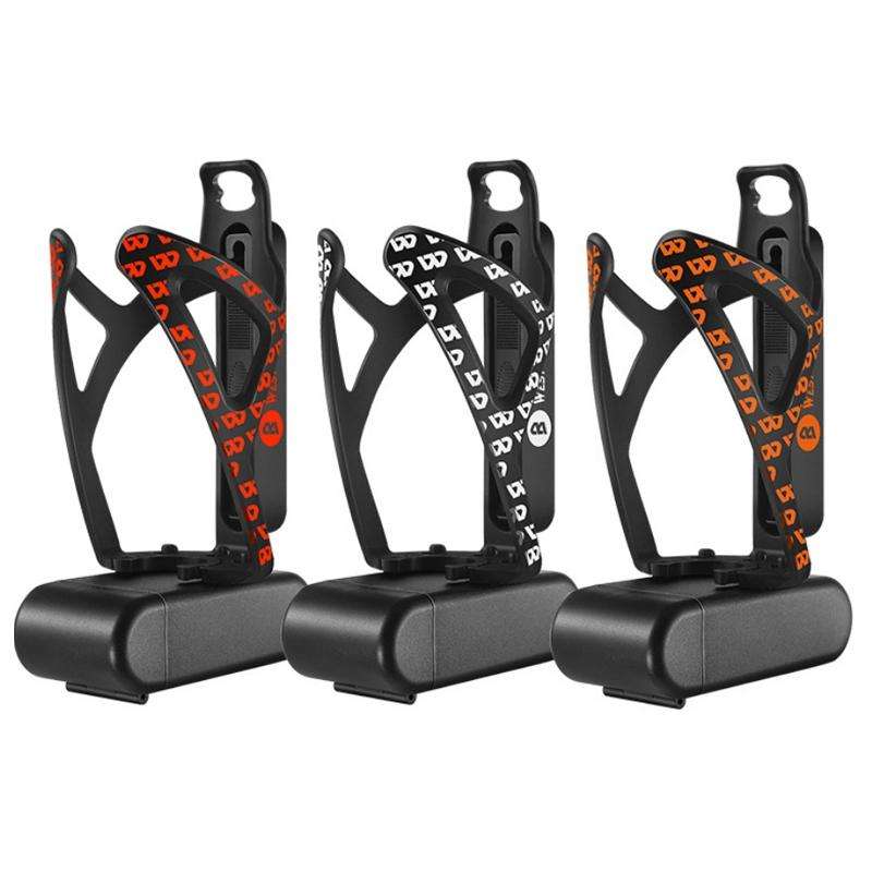 WEST BIKING Bicycle Multifunctional Bottle Cage Tire Lever Tool Box(Black Orange)