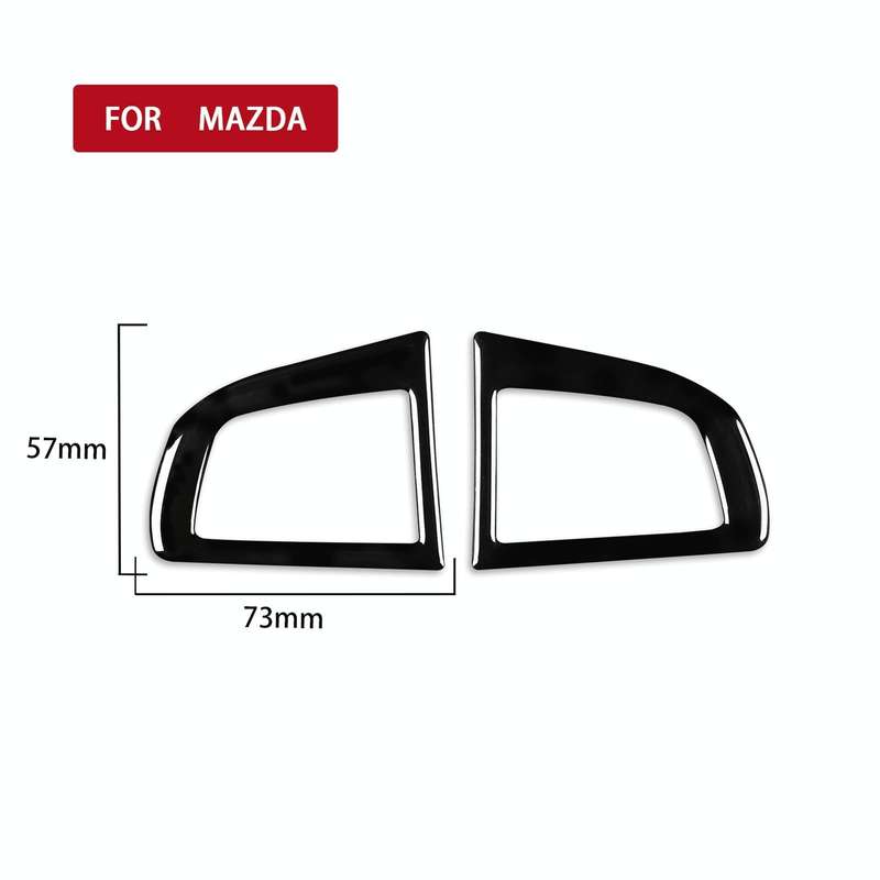 For Mazda 3 Axela 2010-2013 Car Steering Wheel Button Decorative Sticker, Left and Right Drive Un...