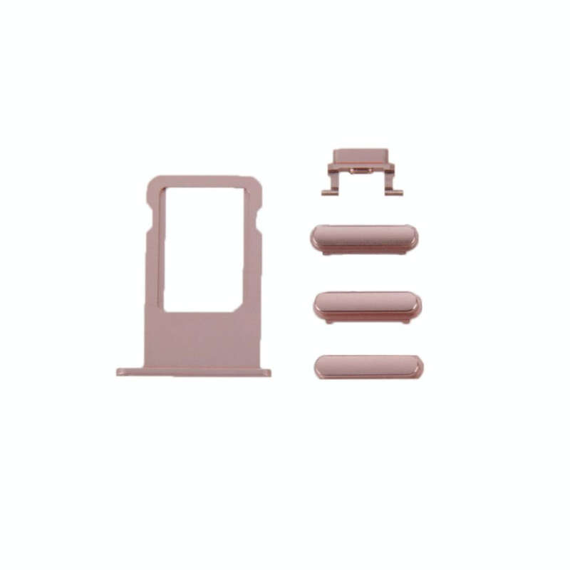 6 in 1 for iPhone 6 (Back Cover + Card Tray + Volume Control Key + Power Button + Mute Switch Vib...