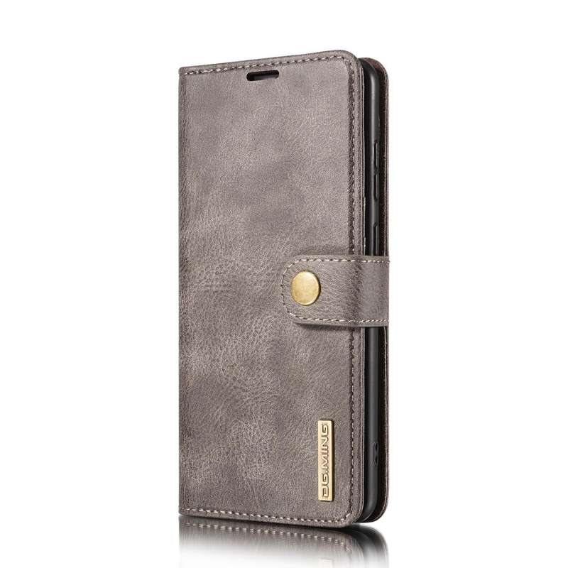 For Samsung Galaxy S20 FE DG.MING Crazy Horse Texture Flip Detachable Magnetic Leather Case with ...