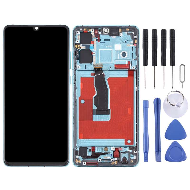 Original OLED LCD Screen for Huawei P30 Digitizer Full Assembly With Frame(Twilight)