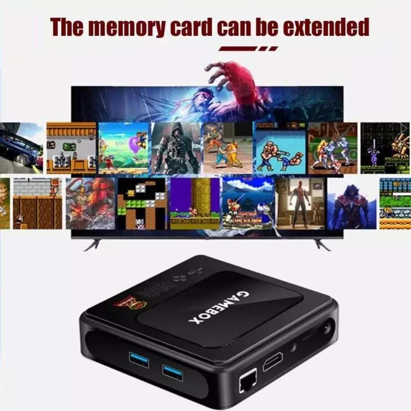 G10 GAMEBOX TV Box Dual System Wireless Android 3D Home 4K HD Game Console Support PS1 / PSP, Sty...