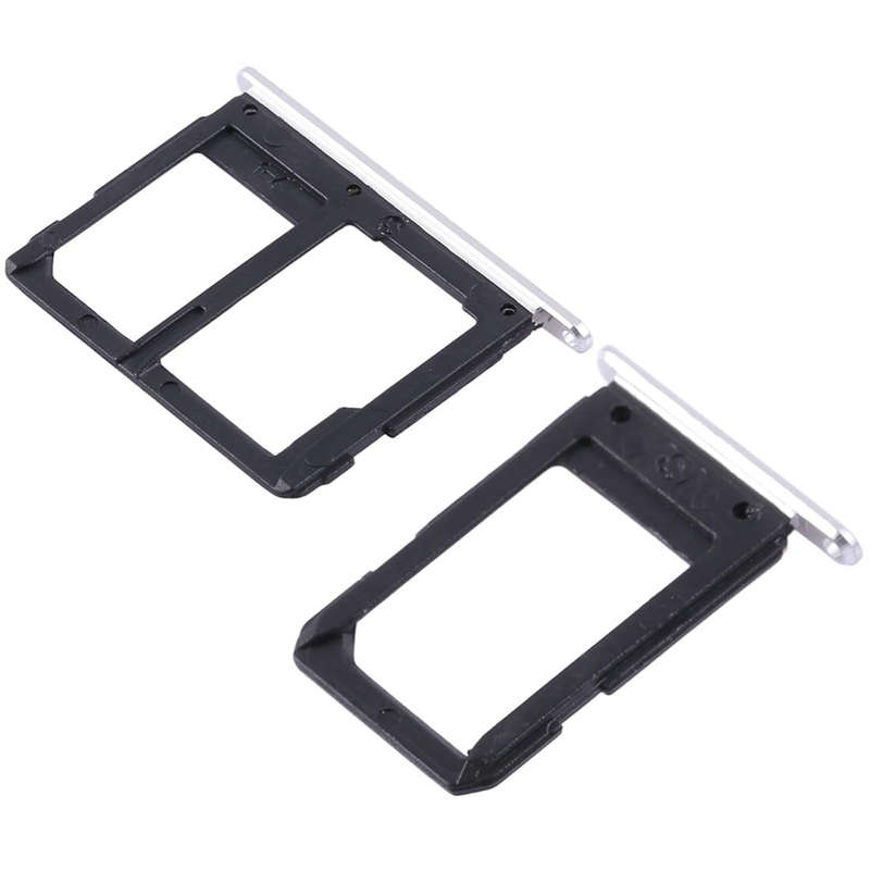 For Galaxy A5108 / A7108 2 SIM Card Tray + Micro SD Card Tray (White)