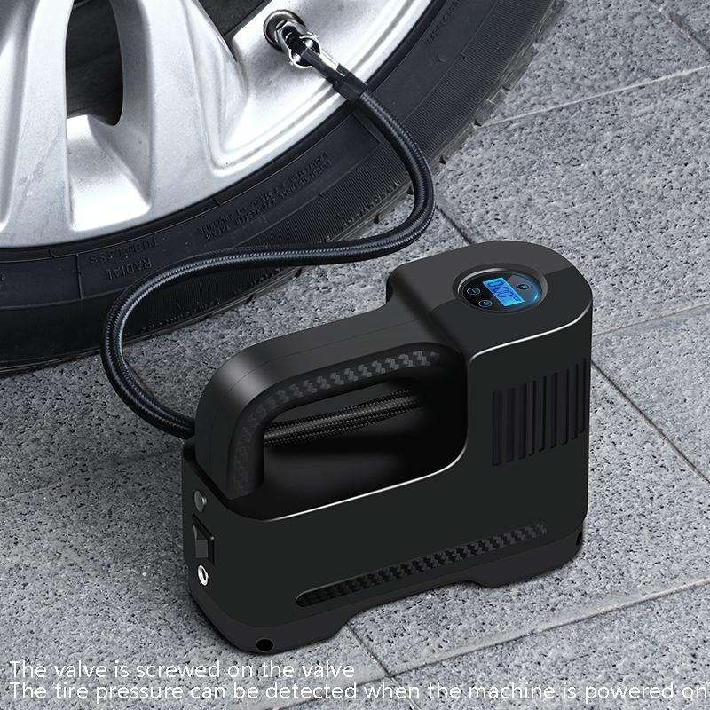 Portable Multi-Function Smart Car Inflatable Pump Electric Air Pump, Style: Wireless With Light D...