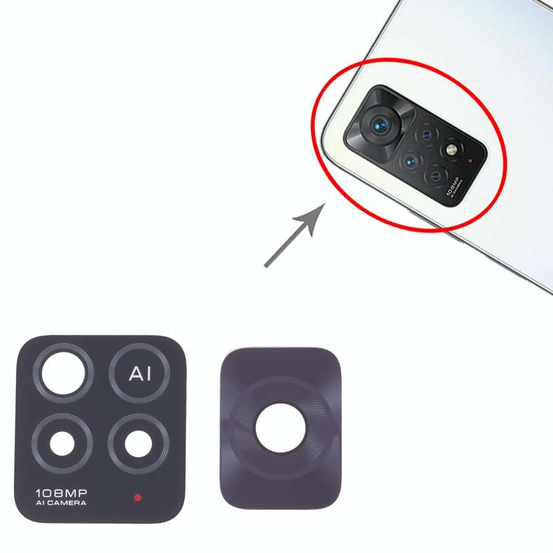 For Xiaomi Redmi Note 11 Pro 5G Global 10pcs Back Camera Lens