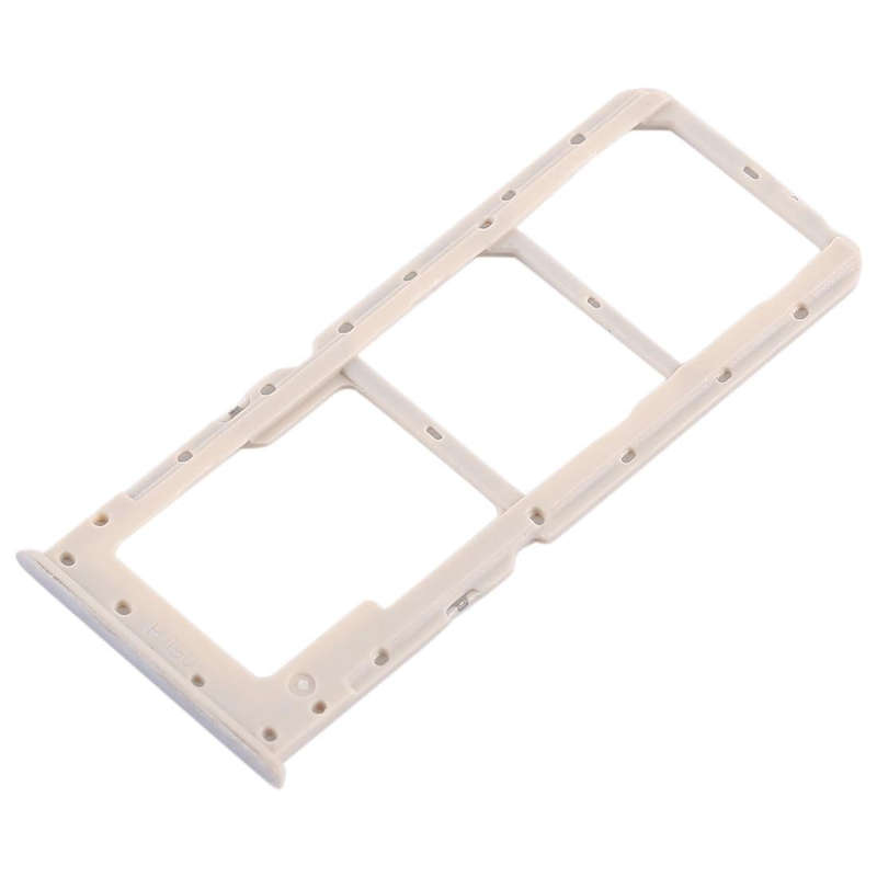 For OPPO A5 / A3s 2 x SIM Card Tray + Micro SD Card Tray (Silver)