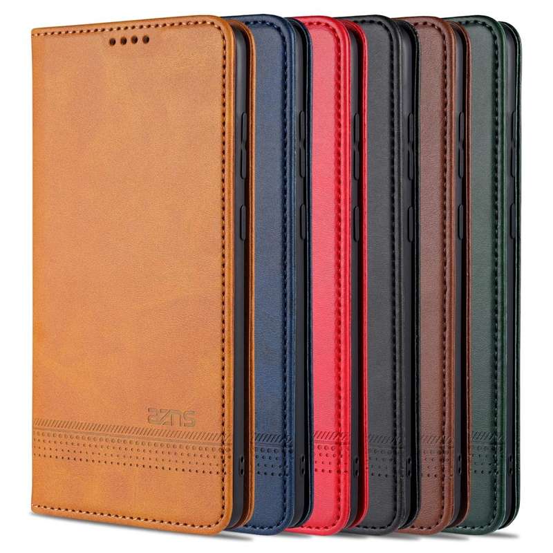 For Samsung Galaxy Note 10 Lite AZNS Magnetic Calf Texture Horizontal Flip Leather Case with Card...