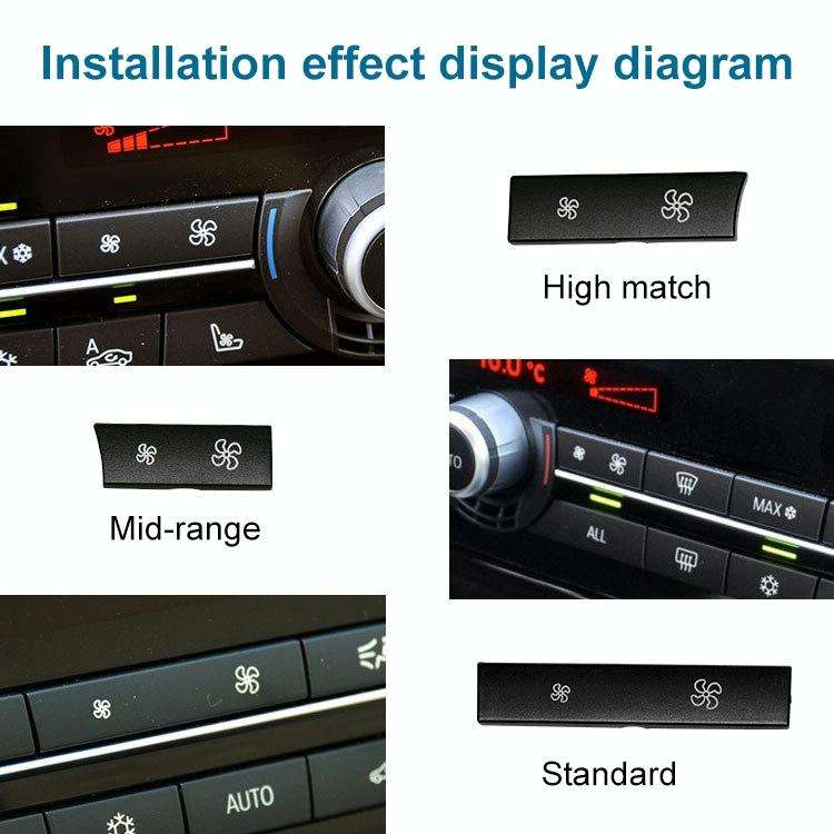 Car Wind Power Switch Air Conditioning Air Volume Button for BMW 5 Series 2011-2017 / 7 Series 20...