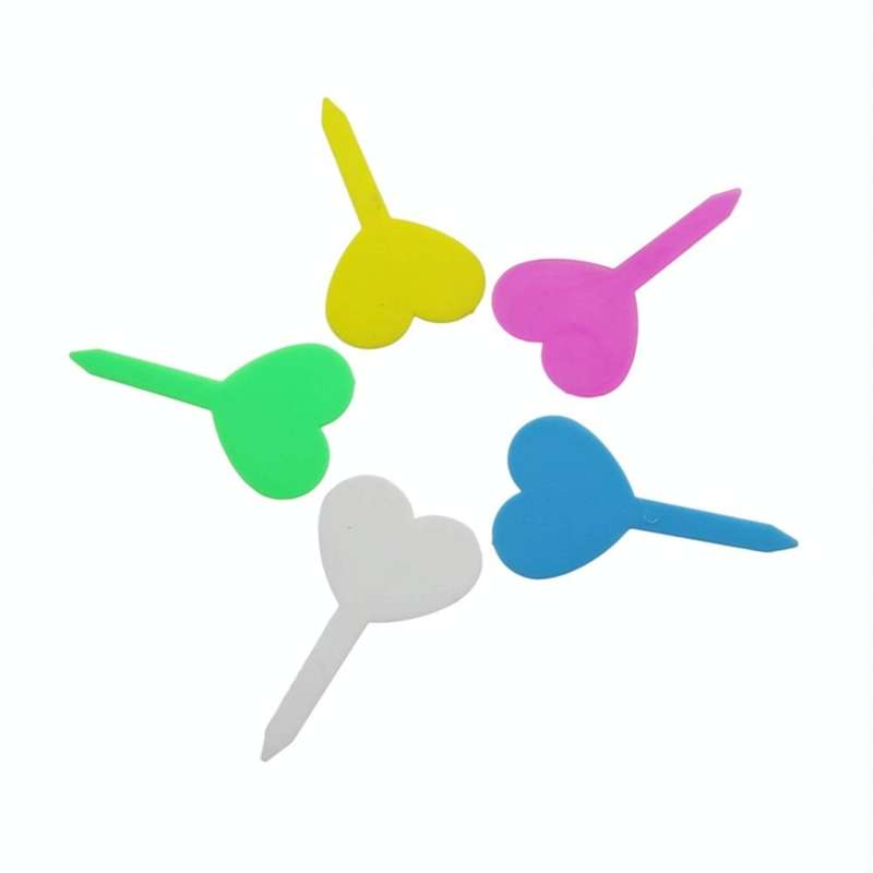 100 PCS Gardening Plant Pot Decoration Love Label Garden Seedling Potted Flower Plant Mark(White)