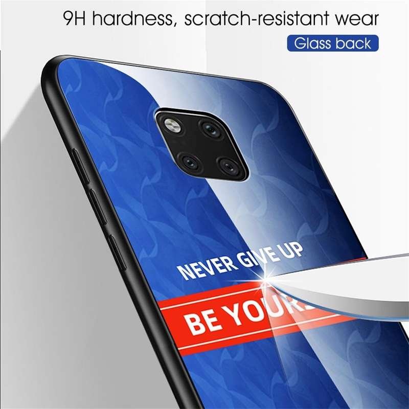 For Huawei Mate 20 Pro Shockproof PC + TPU + Glass Protective Case(Green)