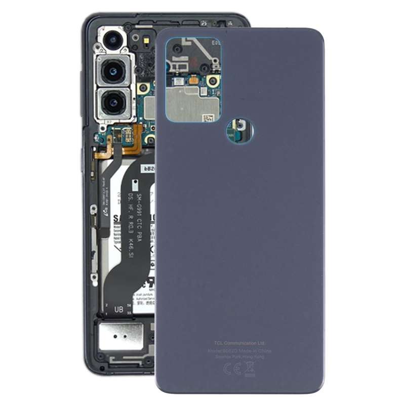 For Alcatel 1V 2021 6002A 6002D Battery Back Cover with Camera Lens  (Grey)