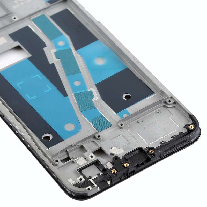 For OPPO A1 Front Housing LCD Frame Bezel Plate (Black)