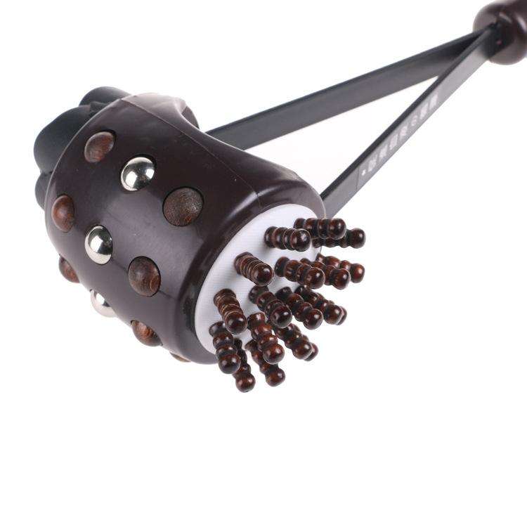 Rose Flower Shape Multi-functional Elastic Massager for The Elderly