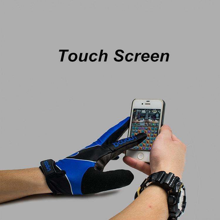 Boodun Bicycle Gloves Long Finger Cycling Glove Sports Outdoor Elastic Touch Screen Gloves, Size:...