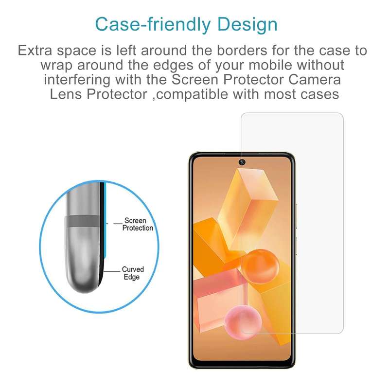 For Infinix Hot 40 Pro 50pcs 0.26mm 9H 2.5D Tempered Glass Film